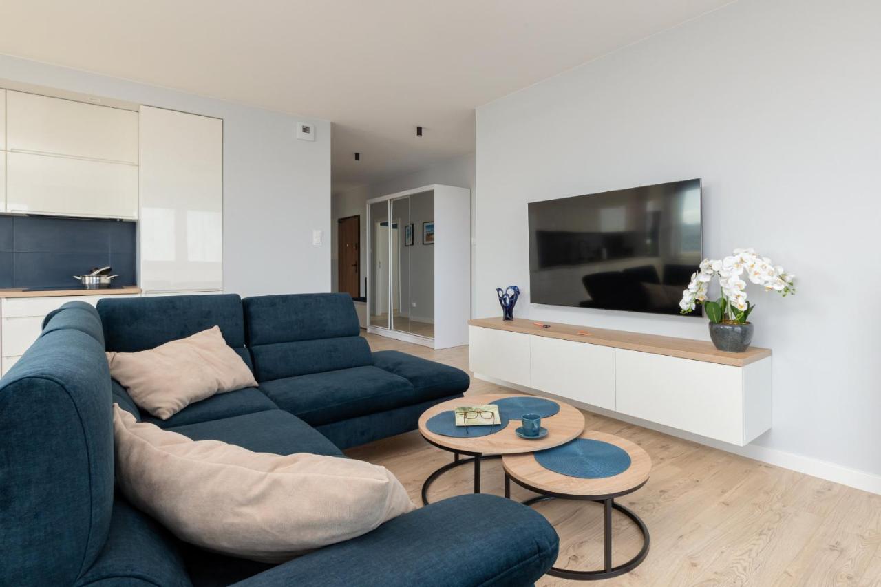 Apartament Sea Waves With Park View By Noclegi Renters กดัญสก์ ภายนอก รูปภาพ