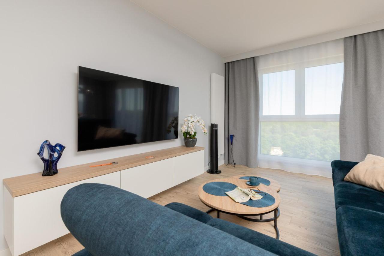 Apartament Sea Waves With Park View By Noclegi Renters กดัญสก์ ภายนอก รูปภาพ