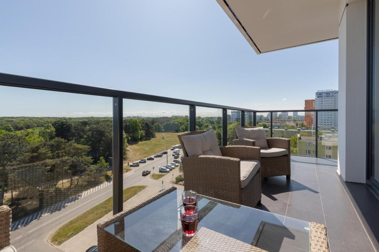 Apartament Sea Waves With Park View By Noclegi Renters กดัญสก์ ภายนอก รูปภาพ